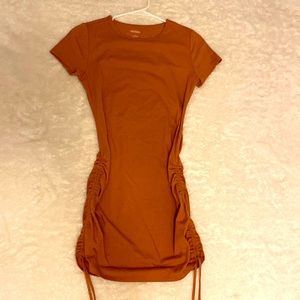 Darker coral dress with adjustable sides, bought from Marshals, size small